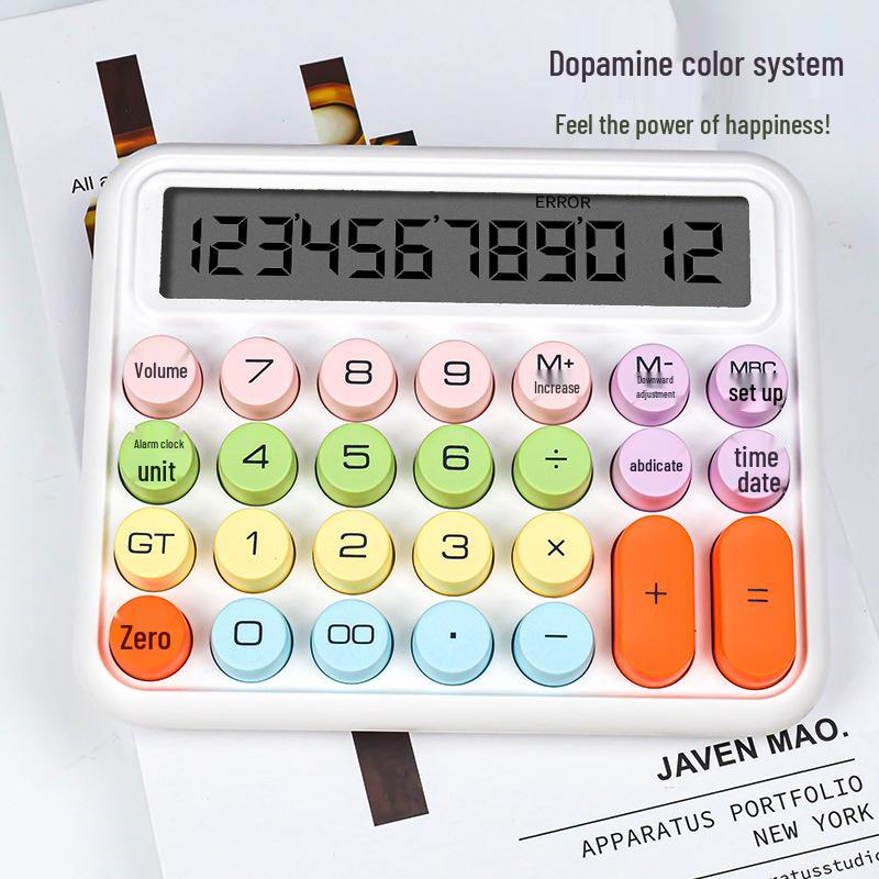 Dopamine Mechanical Keyboard with Voice Calculator - High Value for Office or Student Use