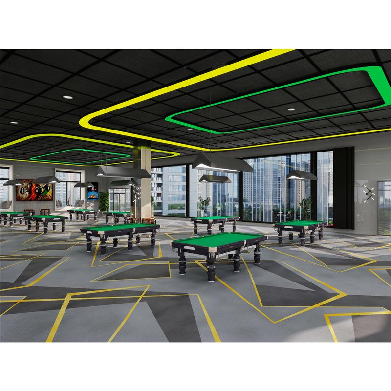 Billiard Hall Nylon Carpet: Waterproof, Fireproof, Full Coverage for Commercial Use