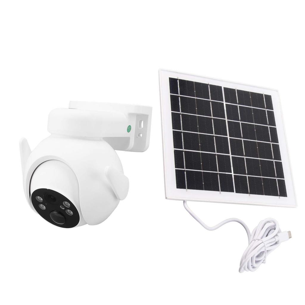 Solar Camera Wireless Ultra HD Rotatable Human Tracking Full Color Night Vision Solar Security Cameras for Home Outdoor