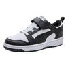 Puma Rebound V6 Lo Ac Versatile Comfortable Low-Top Kids Skate Shoes Kids Sneaker Black White 404316-01