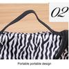 Make-up-Tasche mit Zebra-Print, wasserdicht, Nylon, für Schmuck, Digital-Make-up, Organizer für Zuhause