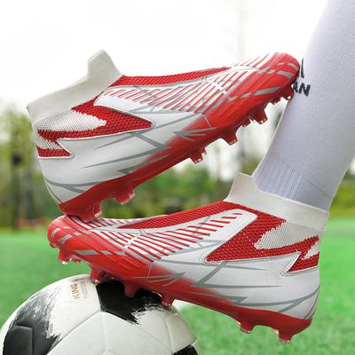 Men's Football Shoe Indoor Sports Shoe Breathable Grass Training Ultra Light FG Professional Unisex High Quality