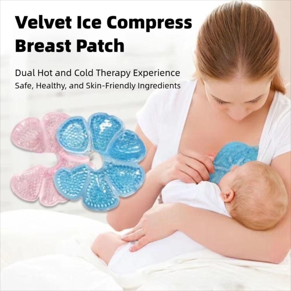 Ice Compress Cooling Gel Pads Soft Nipple Cooling Pads Chest Pads Breast Ice Packs Maternity Care