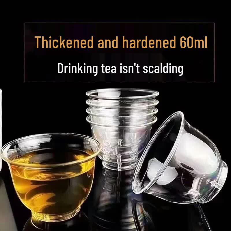 High-End Disposable Plastic Tea Cup