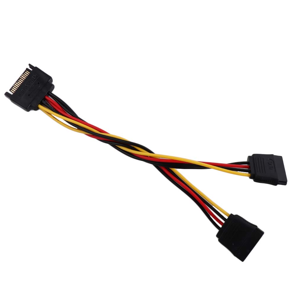 Cable Power Splitter Cable SATA Power Cable SATA Adapter Cable HDD Splitter Hard Disk Power