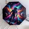 InterstellarFuture Pattern Pattern New Style Umbrella, 1 Piece Automatic Folding Umbrella, Portable Travel Umbrella, Outdoor Umbrella, Birthday Gift