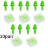 10Pairs Silicone Earplugs Noise Reduction Comfort Earplugs Soft Waterproof Swimming Waterproof Insulation Cancelling For Sleep
