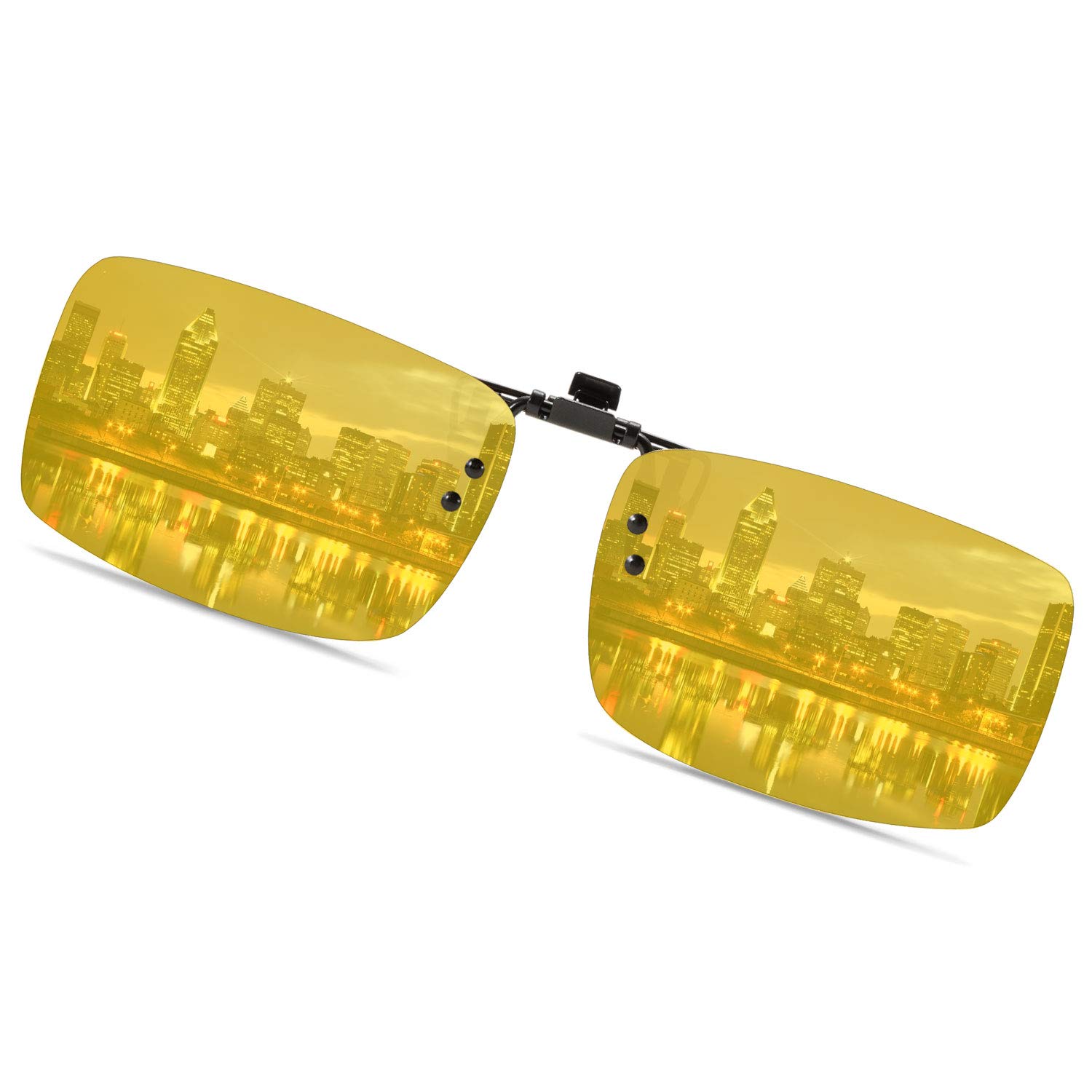 

SOXICK Clip-on Polarized Sunglasses with UV Protection for Night Driving, Day and Night Use, Unisex, Clip-on, Flip-up Design