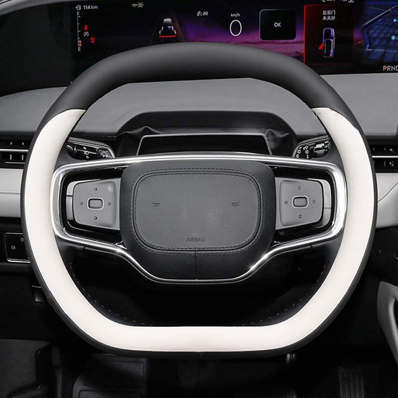 Double D-shaped Car Steering Wheel Cover For Lincoln Nautilus  2024 Interior Protection Accessories