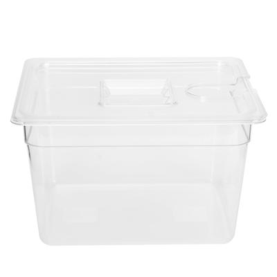 Recipient cu vid de 11,71 l cu capac pentru aragazul culinar precis cu circulator de vid