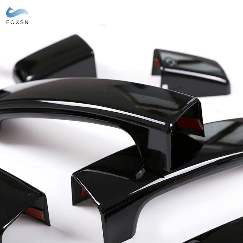 Glossy Black Car Accessories Exterior Door Handle Cover Trim For Land Rover LR2 Range Rover Sport Discovery 3 LR3 Freelander