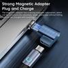 Toocki 100W Magnetic USB C Adapter To Type C For Xiaomi Huawei LED Display OTG Connector USB C Female Converter For Oneplus LG 3