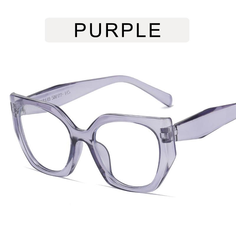 Transparent Computer Glasses Frame Women Men Anti Blue Light polygon Eyewear Blocking Glasses Optical Spectacle Eyeglass