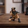 Mini Female Soldier Collectible Model Stable Placement Structure Women Soldiers Figures for Model Collectors & Lovers