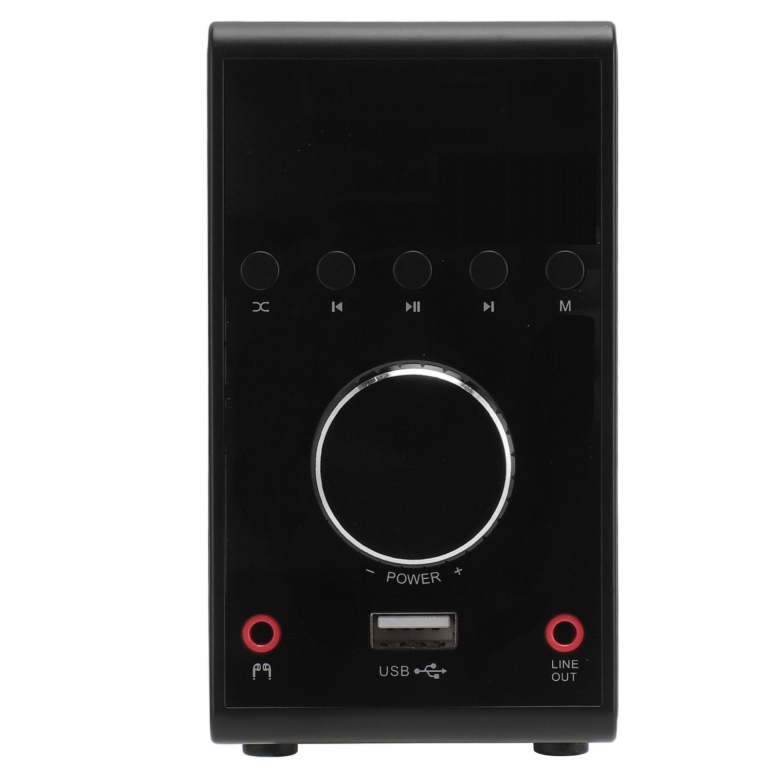 

Підсилювач 200 Вт Bluetooth 5.0 HIFI Стерео Звук Цифровий Підсилювач Бездротовий Приймач Динаміка Підсилювач з чорний