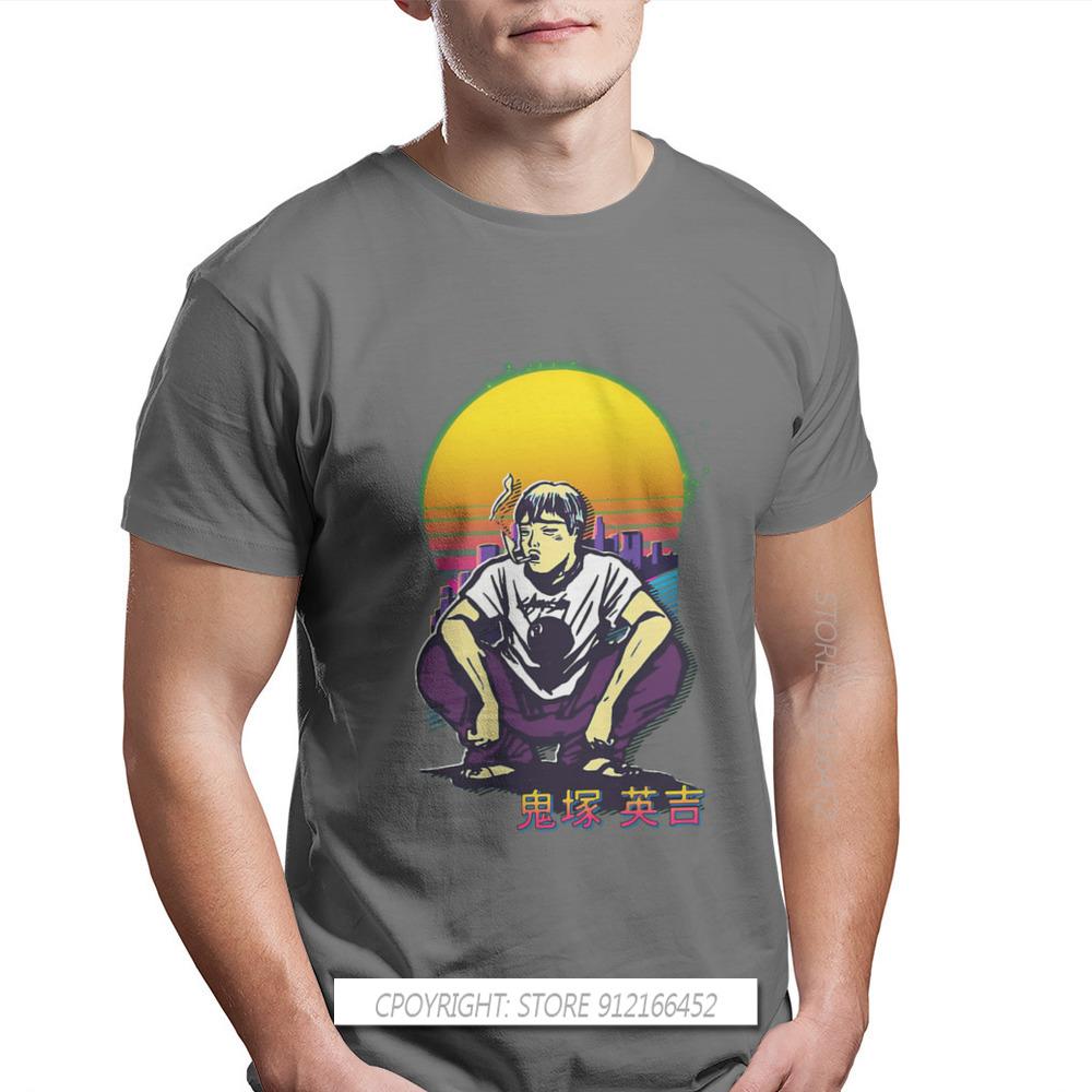 Great Teacher Onizuka Gto Eikichi Azusa Unisexga Unisexs Tshirt Retrowave Distinctive Adult T Shirt Harajuku Streetwear Hipster