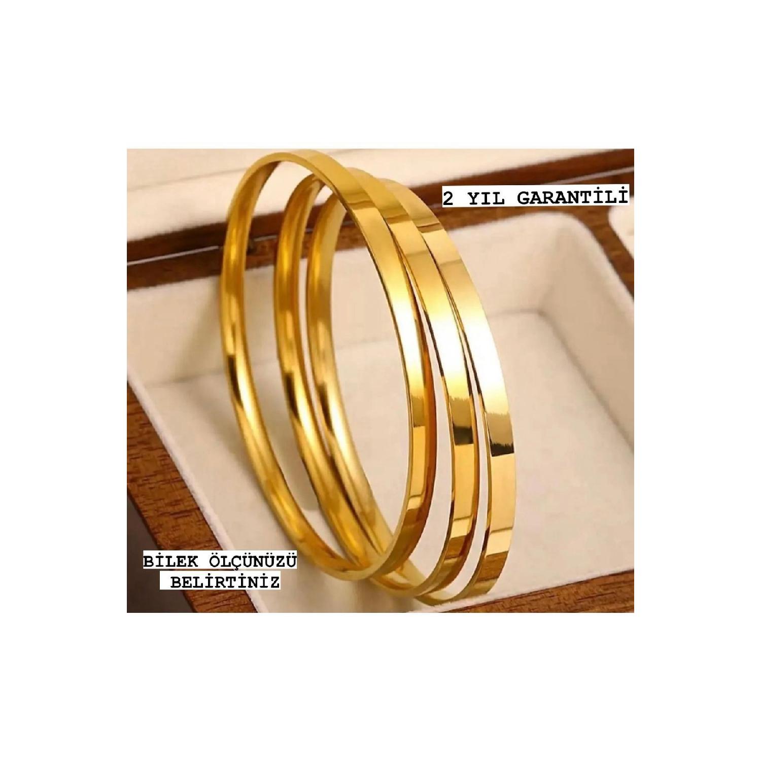 

Стальной толстый браслет Ajda, 60 мм, устойчивый к потускнению, 3 шт. (18-19см) Один размер (2 года гарантии импортера)