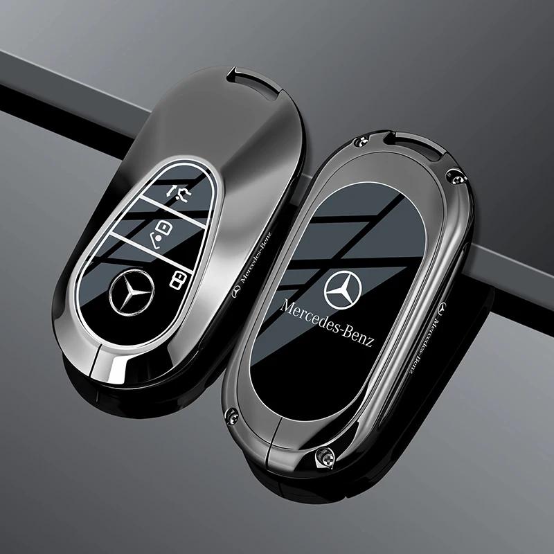 Pouzdro na klíč od auta ze slitiny zinku pro Mercedes Benz třídy A C E S G GLC CLE CLA GLB GLS W177 W205 W213 W222 X167 AMG