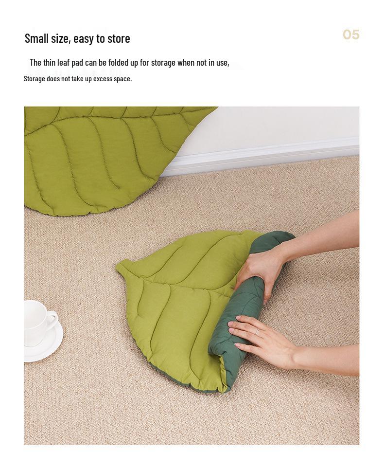 Leaf-Shaped Four Seasons Pet Mat - Bite-Resistant Cat & Dog Bed