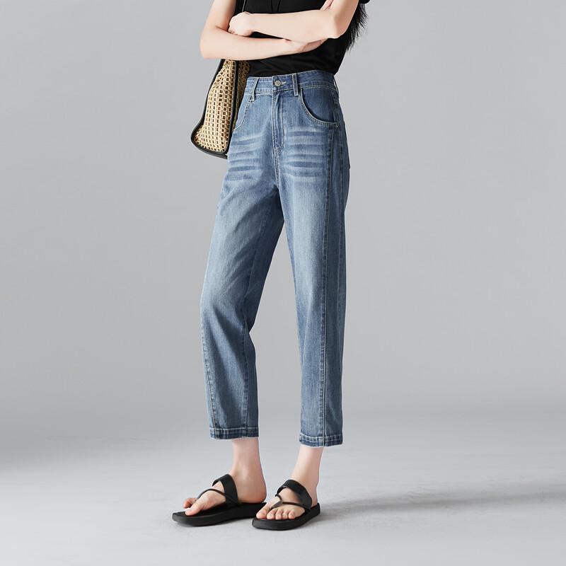 

SOFSIL Women s High-Waist Straight Cropped Jeans 28