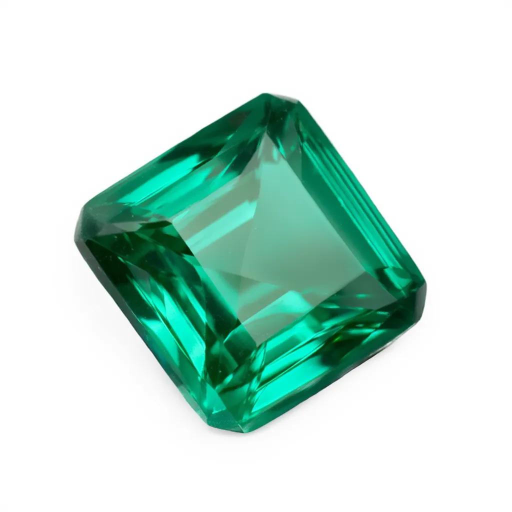 Natural Green Garnet 9.90 Ct Square Cut Loose Garnet Gemstone