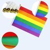 90X150cm LGBT Pride Rainbow Flags Banners Vivid Color Rainbow LGBT Decorative Garden Flag Double Stitched for Home/Outdoor Decor