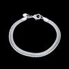 Copper Bracelet Snake Chain Women Lady Men Noble Fine Charm Jewelry Wedding  Party 20cm