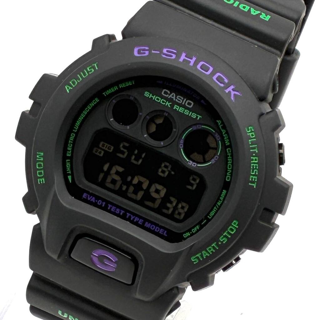 CASIO with digital watch for Evangelion collaboration fully and, box. G-SHOCK men, collection. functional