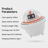 Ufo Mini Aromatherapy Air Humidifier Usb Rechargeable 1200mah Battery Wireless Portable Car Water Aroma Diffuser With Led Light