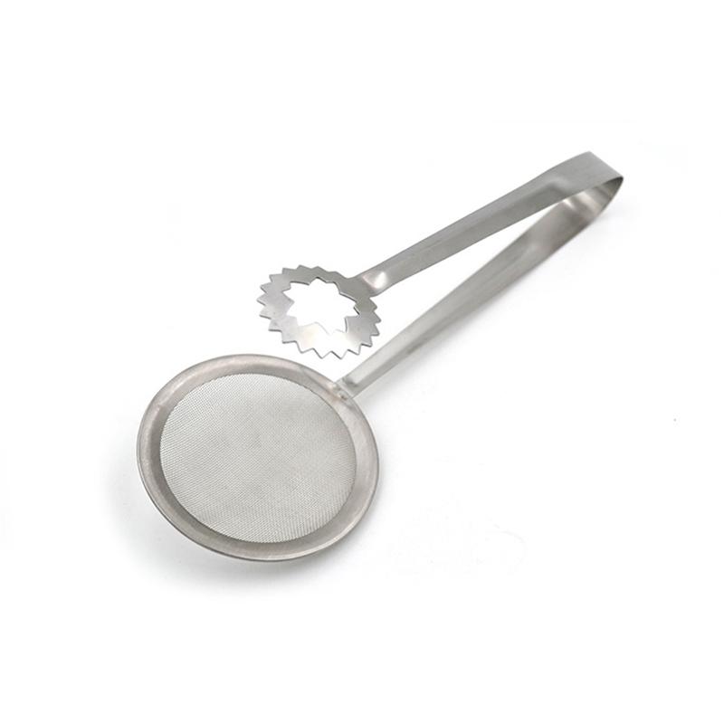 1PCS New Food Tg Clip Stainless Steel Cooking Frying Oil Strainer Colander Wire Fine Filter Mesh Spo Fried BBQ Salad Clip
