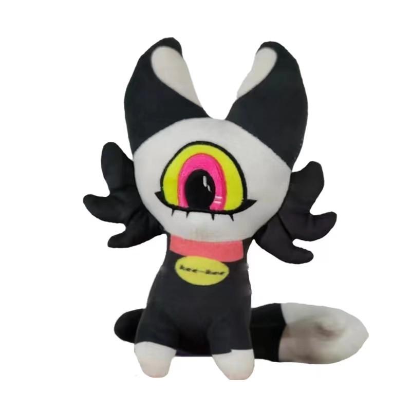 Hazbin Hotel Plush Hell Cat 9 One-eyed Stuffed Animal Toy 28cm Short Plush