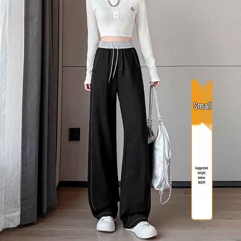 

Женские весенние брюки 2025 года с эластичной талией, зауженного кроя, широкие, повседневные, типа «бананы» XXL