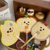 Hand-cranked Pu Fan Bamboo Craft Fan New Handheld Fan  Home Decor