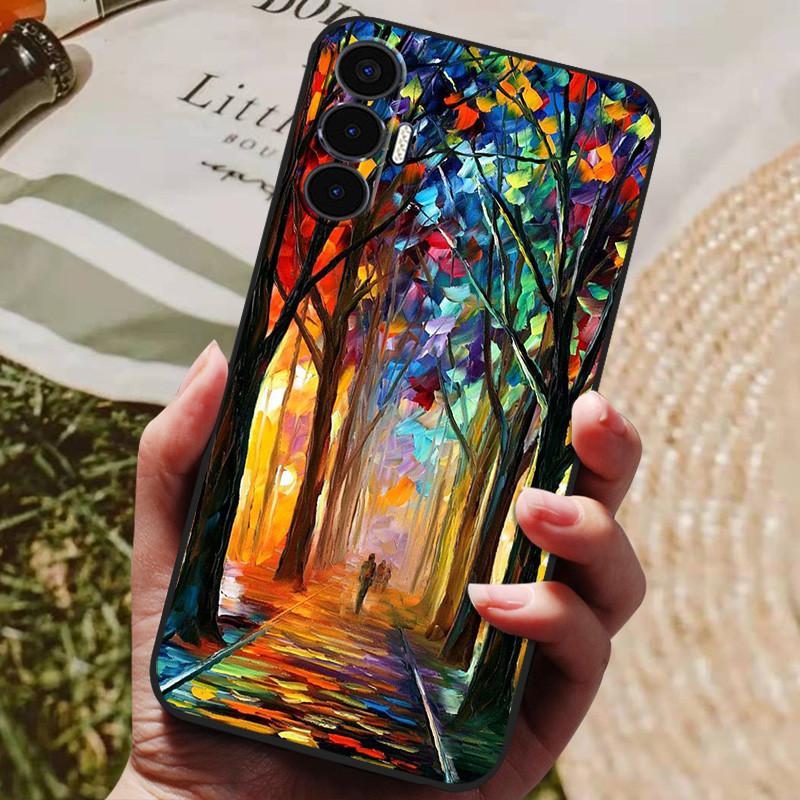 Pour Tecno Pova 3 Coque Pova Neo Coque Arrière en Silicone Souple pour Tecno Pova Neo LE6 Fundas Coque Pova3 PovaNeo Housse de Téléphone Coque