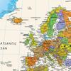 84.1*118.9cm Póster de Mapa Mundial Grande para Pared Estilo Retro Vintage Mapa Político para Decoración de Hogar Oficina Escuela Herramientas de Viaje Mapa del Mundo