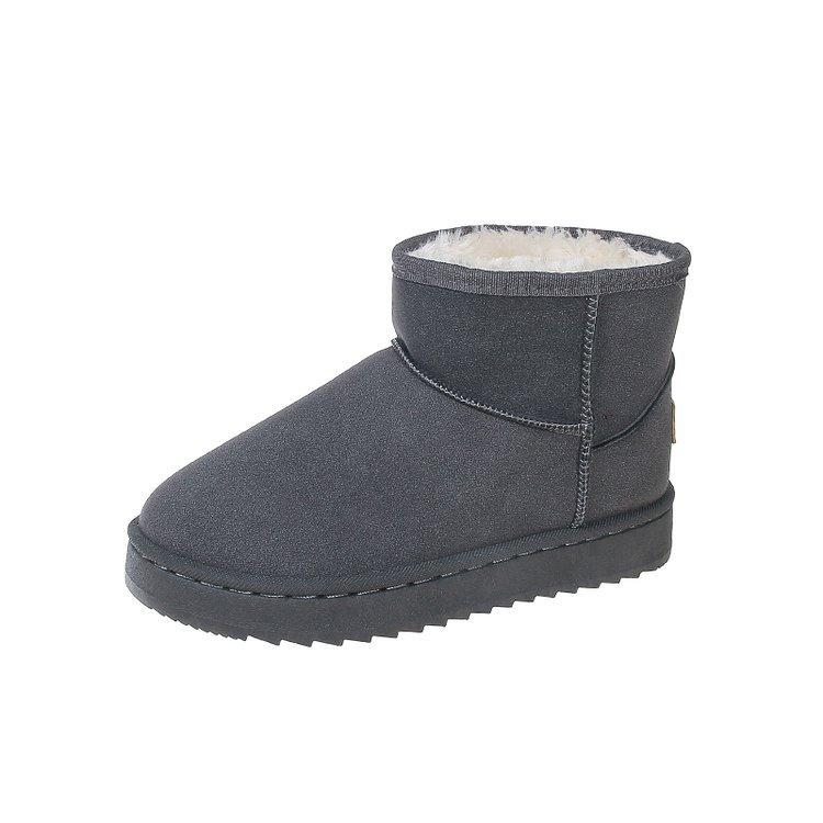 Women's Large Size Soft Sole Winter Warm Fur Snow Boots Padded Lined Ankle Boots Anti-slip Hiking Casual Sports Cotton Boots