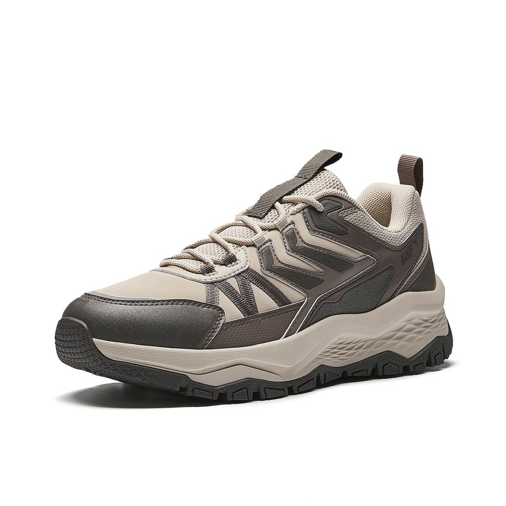 Anta Explore Mountain Simple Fashion Shock Absorption Non-Slip Waterproof Low-Top Hiking Shoes Men Hiking Shoes Brown 912545584-3