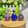 Handmade Natural Crystal Perfume Bottle Pendant Elegant Fragrance Jewel for Ladies Jewelry Perfect Decor Gift