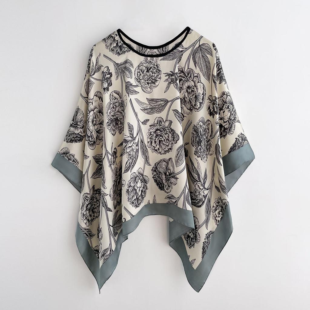 2023 NEU Seidenschal LuxusmarkeDesigner Pullover Schal Druck Kopf Großes Taschentuch Hijab Schal Damen Bandana Foulard Schal