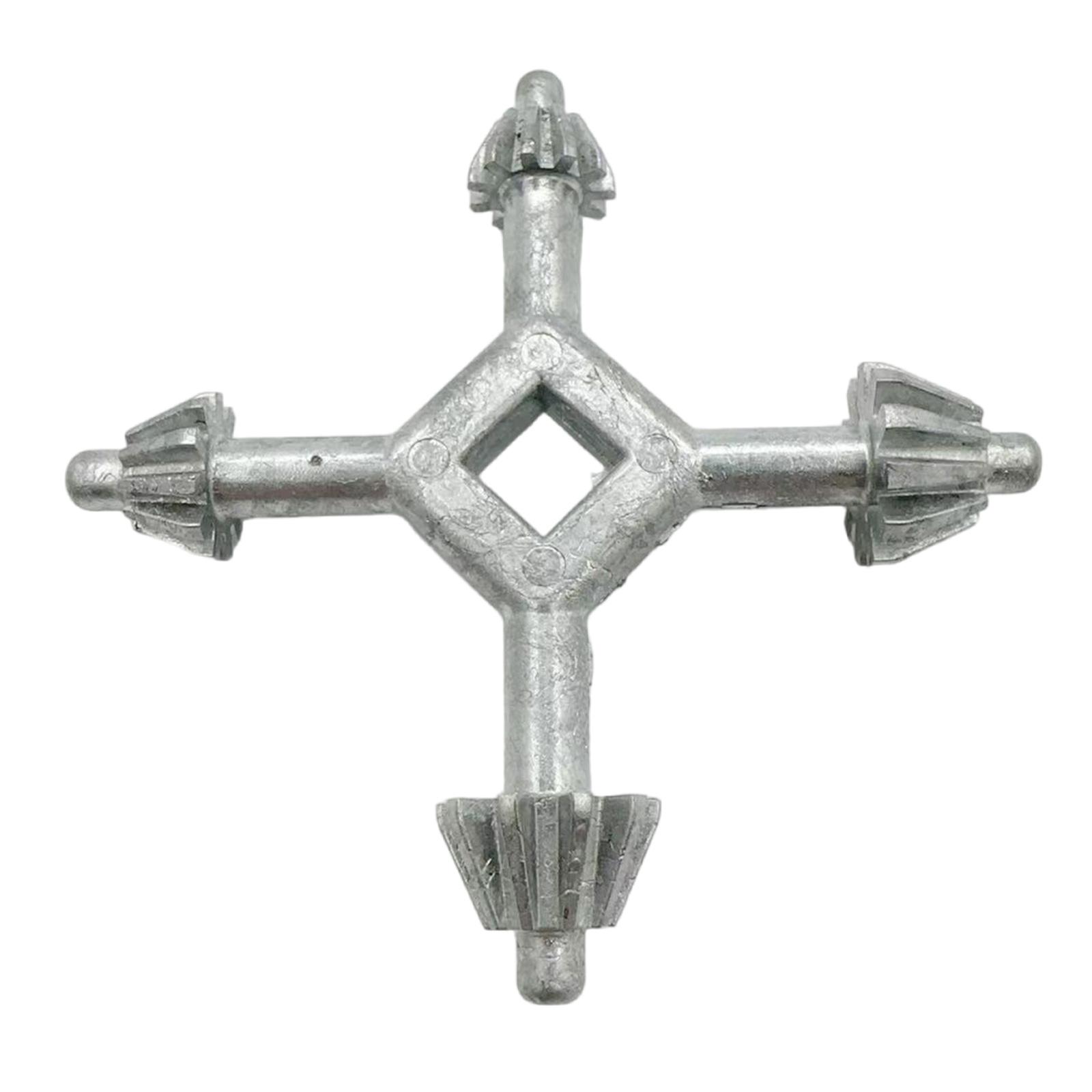 

Многофункциональный набор ключей четыре в одном Эффективный набор инструментов четыре в одном Изготовлен из цинкового сплава Аксессуар для ручного инструмента