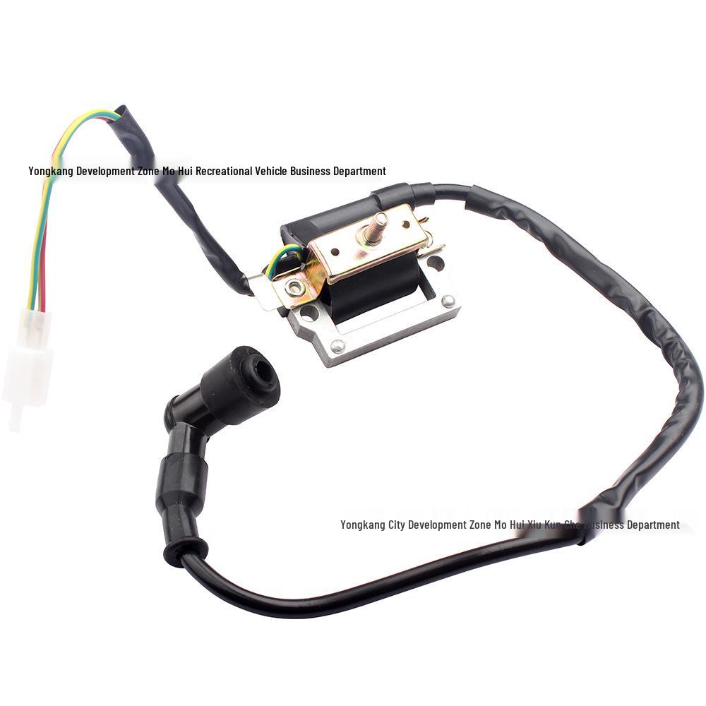 

High Voltage CDI Ignition Coil & Bracket for 50CC-120CC Off-road Motorcycle, ATV, Four-wheel Beach Kart Single Cylinder