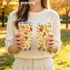 Car Tumbler 591ml Autumn maple leaf elements Straw Cup Leakproof Tumbler Tumbler With Lid Stainless Steel Tumbler Straight Tumbler