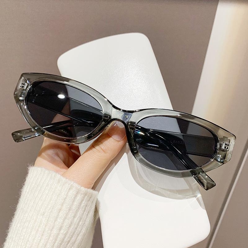 Frame Elegant Lens Cat Eye Sunglasses Women  Summer Outdoor Protection Sun