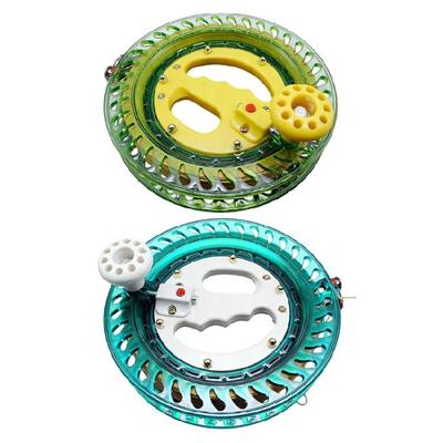 Mulinello a Mano in ABS Cristallo Premium con Sistema di Recupero Fluido Accessori da Pesca Ideale per la Pesca in Mare