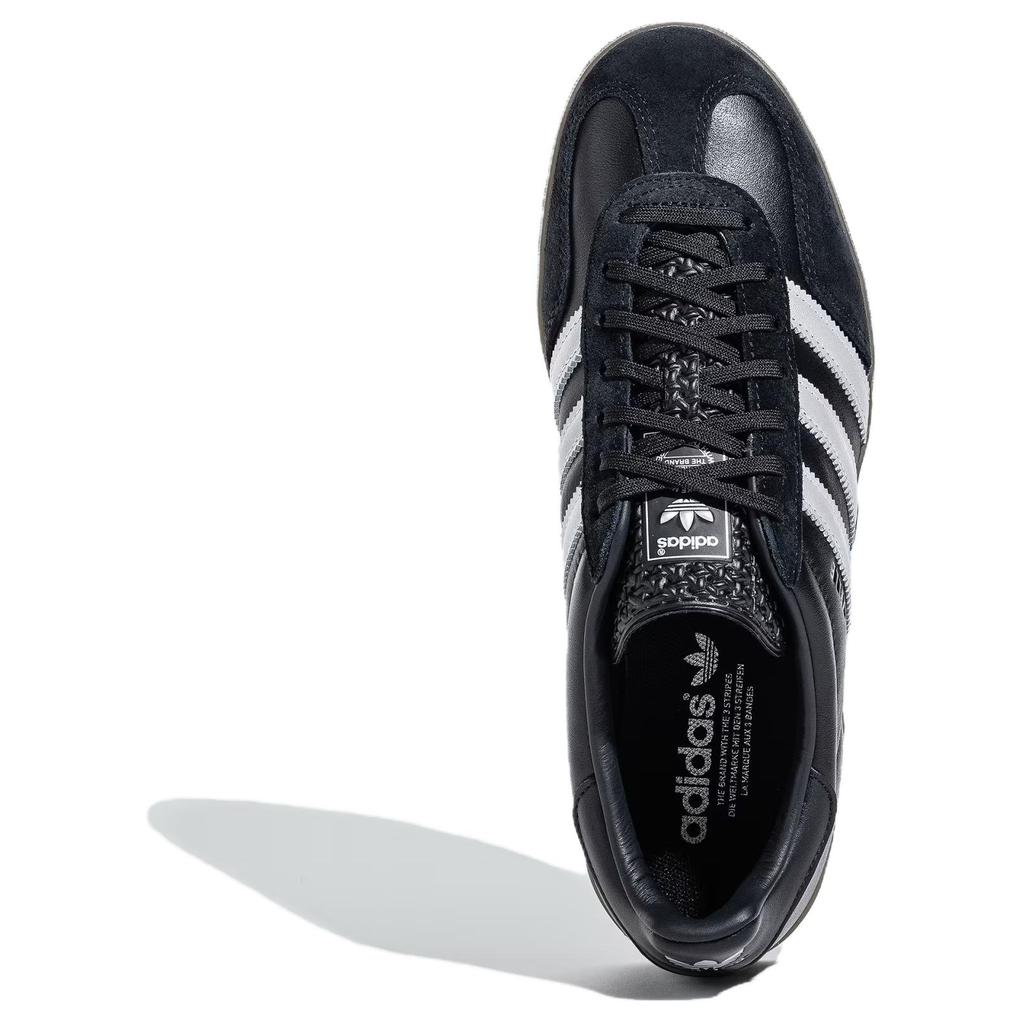 Adidas Gazelle Indoor 'Black Matte Silver Gum' JH8837