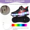 Nezha Spring and summer children's walking shoes Girls retractile walking roller shoes Student girls flash shoes burst shoes