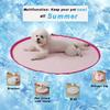 Adjustable Dog Bed Cover Round Pet Sleeping Cushion Thin Summer Cat Mat  Indoor
