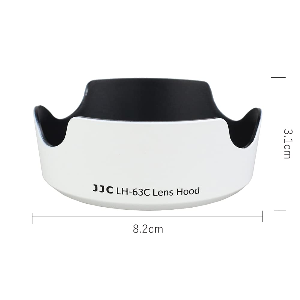 JJC Canon Compatible Lens Hood for Canon EOS and Canon is is and is Reversible Lens Hood for Lens Reduces Light and Improves Compatible with EW-63C