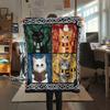 1 Stück Flanelldecke mit Cartoon-Druck, Hohe Qualität, Bequem für alle Jahreszeiten, Heimdekoration, Wärme und Komfort, Perfekt als Weihnachts- oder Geburtstagsgeschenk