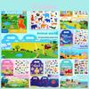 Children Sticker Book With Reusable Paper And Bubble Stickers For Early Learning And Brain Development